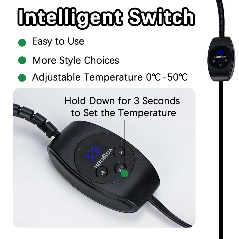 6W-36W Seedling Heating Mat Waterproof Plant Seed Germination Digital Thermostatic Controller Indoor Greenhouse Garden Supplies
