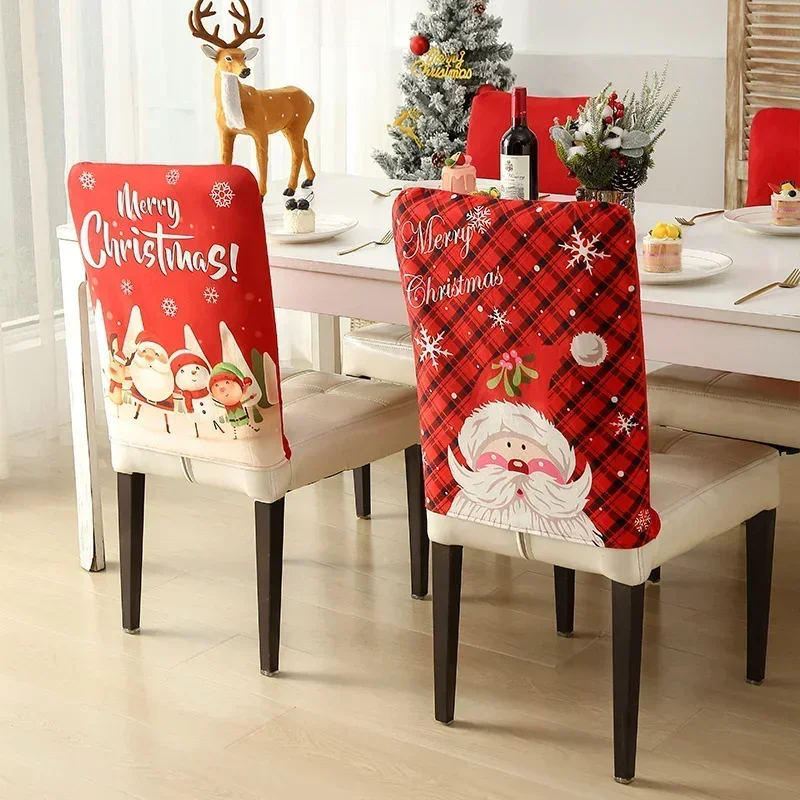 Christmas Decorations Christmas Dining Chair Covers Christmas