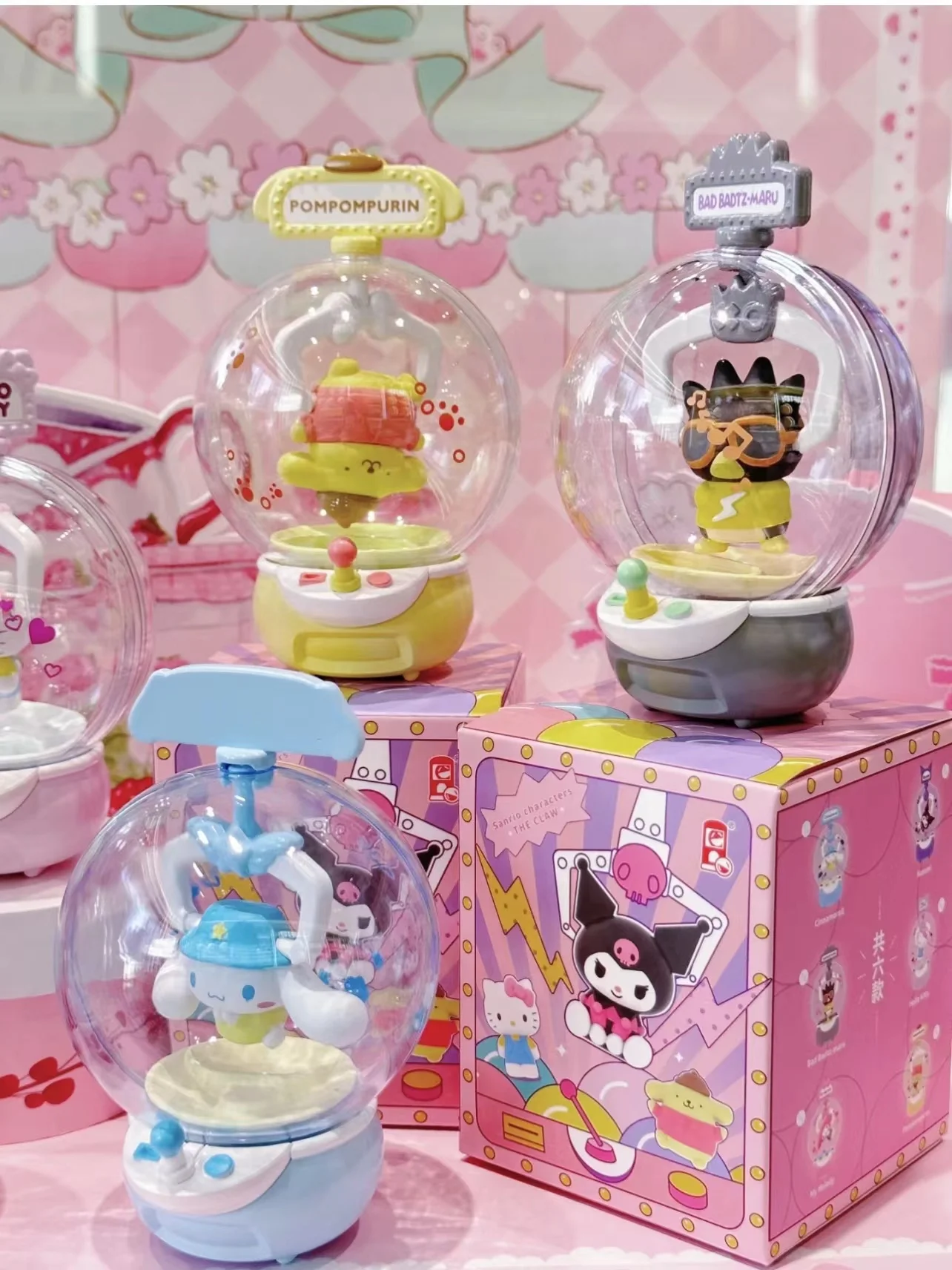 Genuine Spot Sanrio Doll Machine Series Kuromi Blind Box Cinnamoroll Cute Toy Story Figura Fatta A Mano Decorazione Regalo A Sorpresa