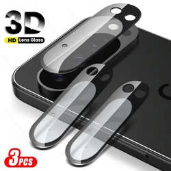 Premium 3D Curved Tempered Glass Camera Lens Protector - 3 Pack for Pixel 11 Pro XL (3PCS - 3D Lens Glass)