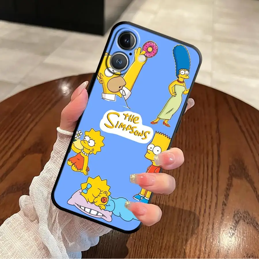 Mischievous Simpson Soft Back Phone Cover Case
