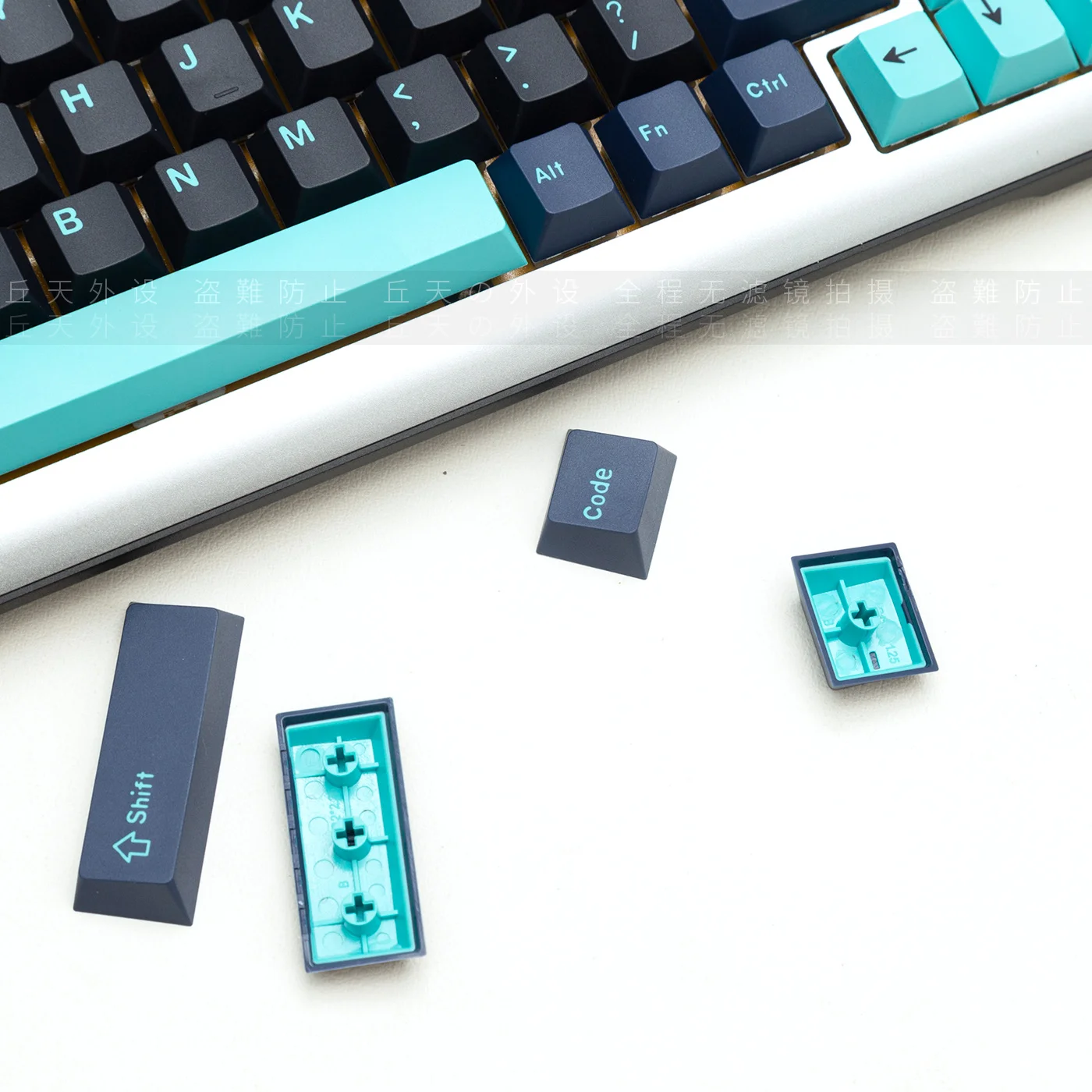 Chaves Gmk Hammerhead Dark Keycaps Pbt Duplo Tiro Keycap Cherry Perfil Tampões Chaves com Iso Digite 7u Barra de Espaço Hhkb Layout da ue 173 - Imagem 2