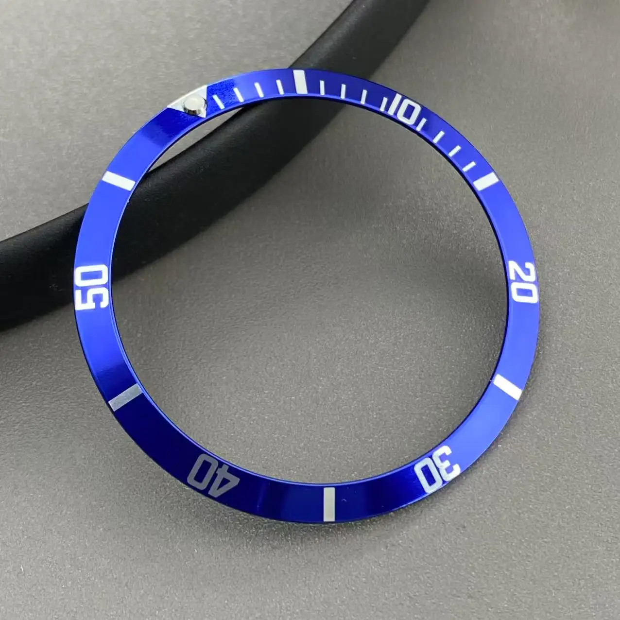Vintage 36.5mm Aluminum Bezel Insert for 40mm Men's Watch Cases