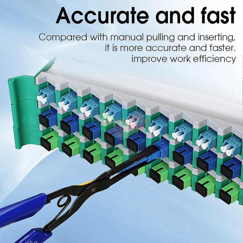 VCFS-18 Fiber Optic Room Tools Optical Fiber Flange Clip Line Pliers SC/LC Connector Plug Clamp Pull Tool Free Shipping
