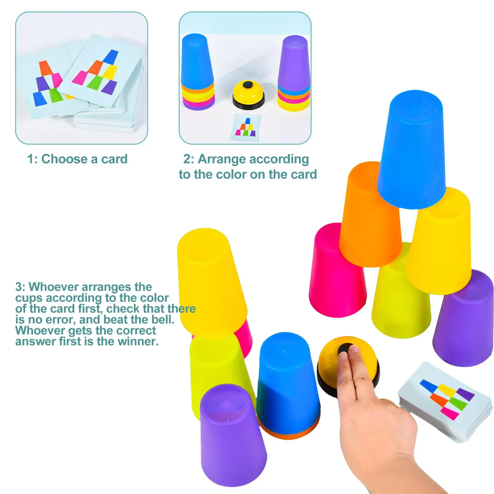 Buy KRISMYA Quick Cups Games for Kids,Classic Speed Stacking Cup