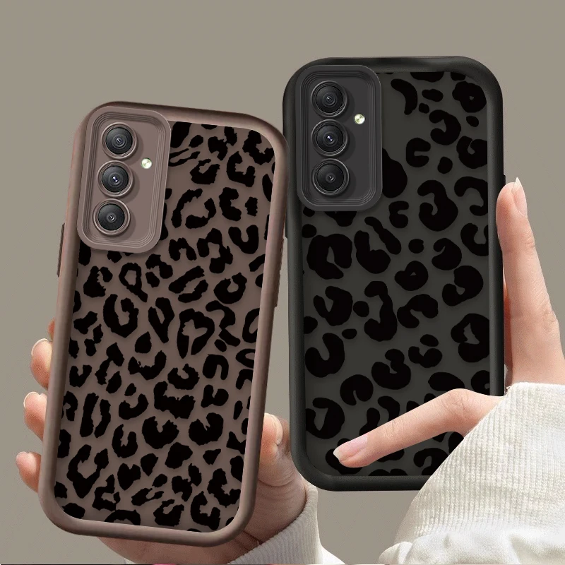 Stylish Black Leopard Print Pattern Phone Case