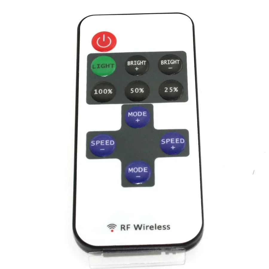 LED Strip Controller 12V Mini Dimmer RF Wireless Remote 11key DC 5V 12V 24V For LED Strip Light Single Color