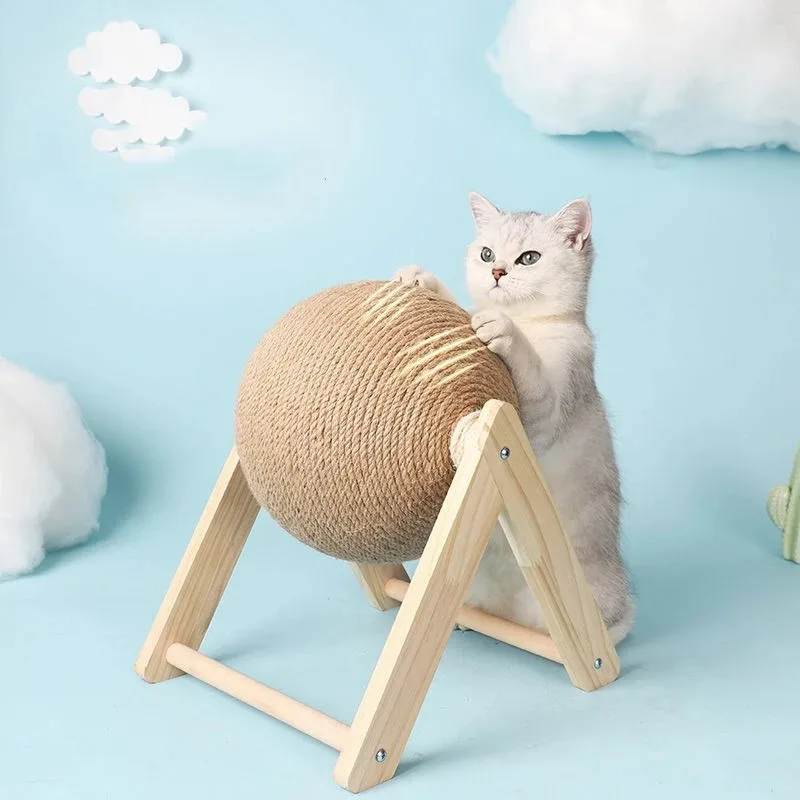 

Мячик-Когтеточка Sisal для кошек, игрушка для котят, износостойкая мебель для дома и домашних животных