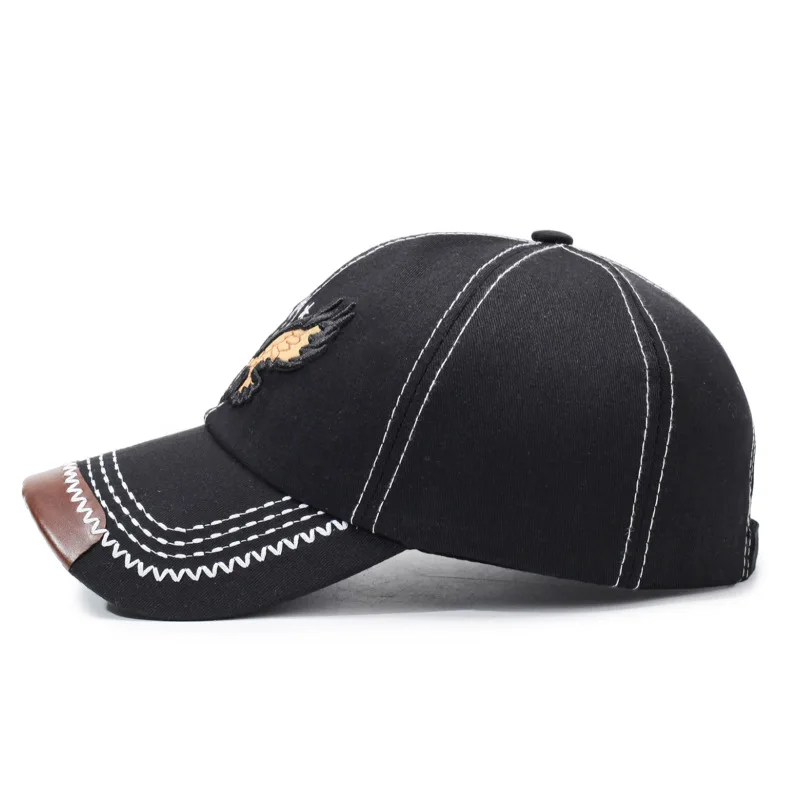 Stylish Four-Season Eagle Embroidery Baseball Cap