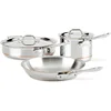 All-Clad Copper Core 5-Ply Stainless Steel Cookware Set, 5 Piece, Induction, Oven Broiler Safe 600F, Pots and Pans, Sauce Pan 1