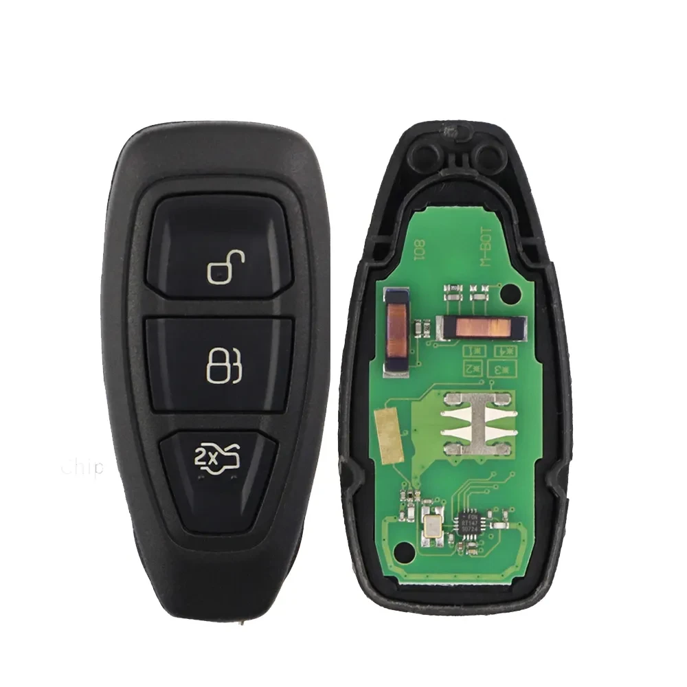 Remote Car Key For Ford Mondeo Kuga Fiesta Focus B C-Max 2011 2012 2015 KR55WK48801 Keyless Go ID63 yiqixin 433mhz 3 buttons remote car key for ford mondeo kuga fiesta focus b c max 2011 2012 2015 kr55wk48801 keyless go id83