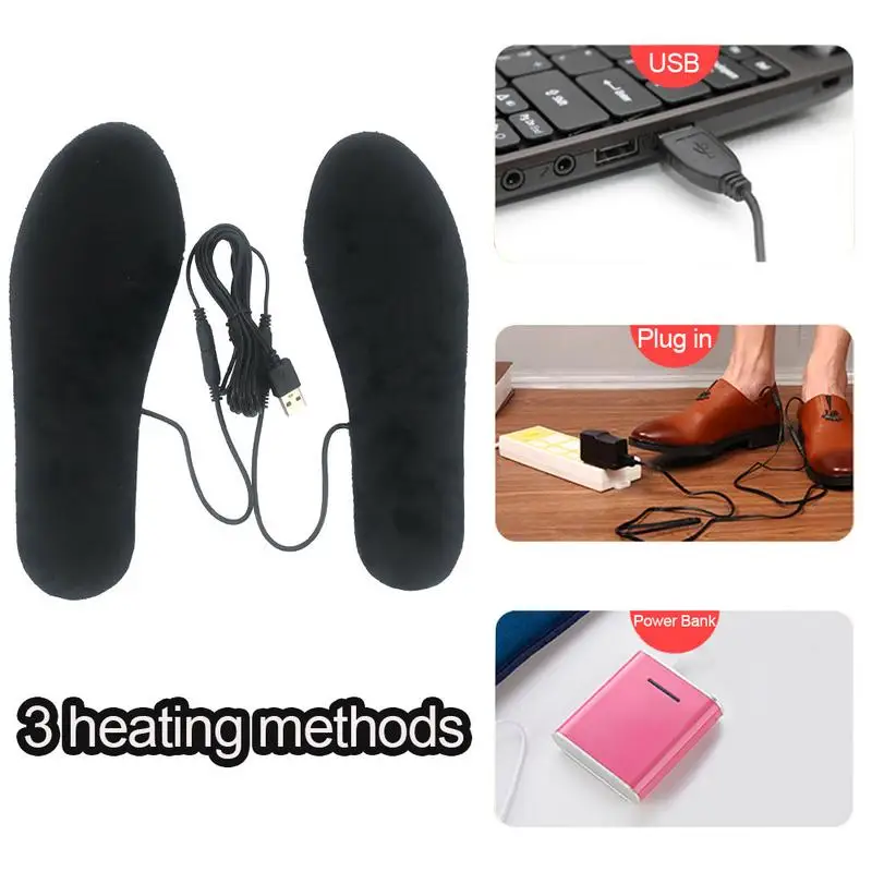 1 Paar 5V 2A Usb Verwarmde Voet Inlegzolen Cuttable Voet Warmer Snelle  Verwarming Schoen Pad Voor Winter Water Wasbaar verwarmde Inlegzolen| | -  AliExpress