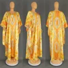 Robes africaines pour femmes Hijab caftan imprimé ample Boubou Robe afrique vêtements Ankara Dashiki dubaï Abaya écharpe Robe Caftan Robe