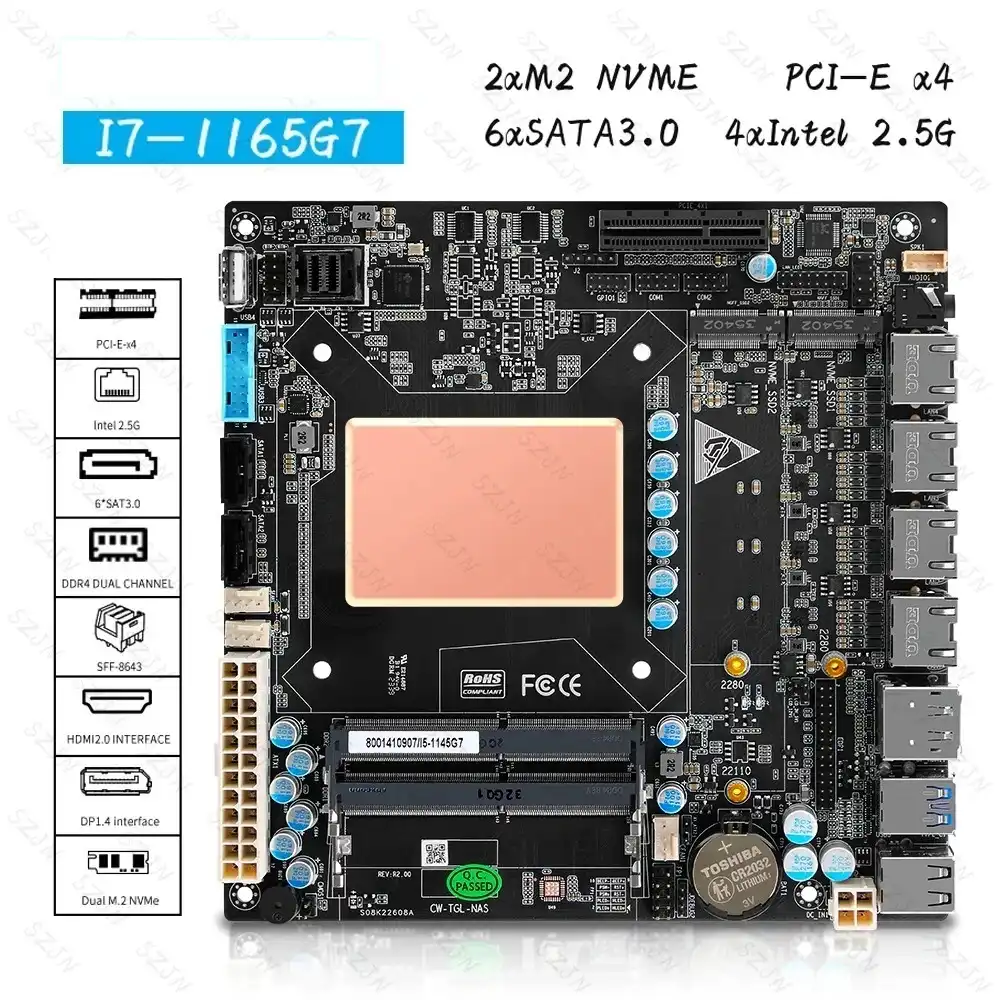 i7-4790 ITXケース DDR3-16G SSD240G DVD Wifi Core I7 4790