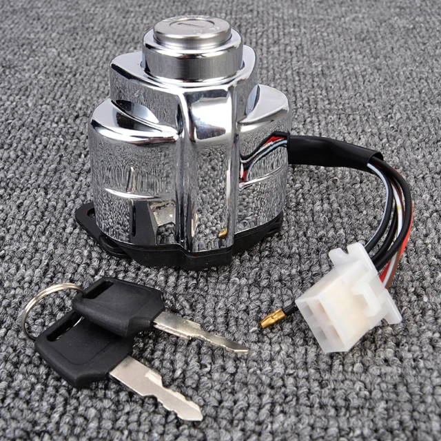 Ignition Switch & Gas Cap Key Set For Honda Rebel 250 CMX250 CA250 - Includes Steering Lock, 5-Wire, New