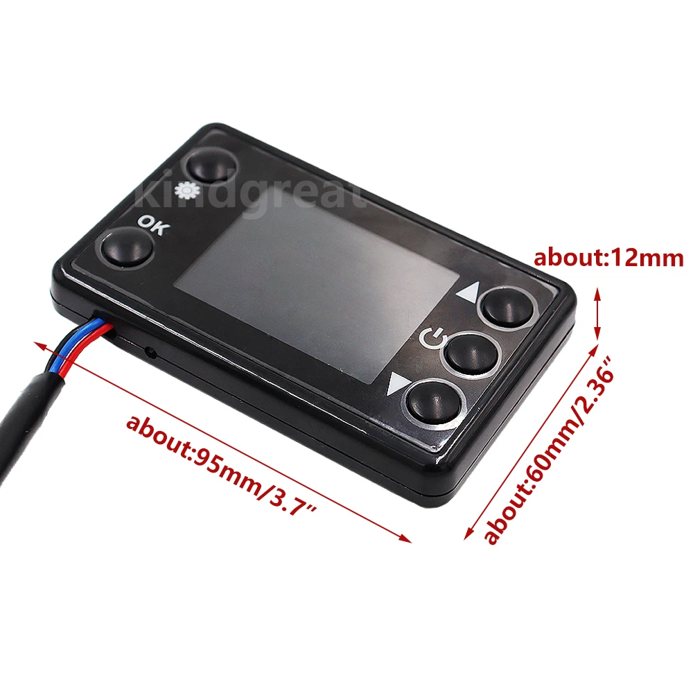 Diesel Air Heater LCD Monitor Switch Control Board Motherboard Remote Controller 12V 24V 2KW 5KW 8KW Similar Eberspacher Webasto