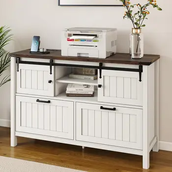 Farmhouse 2 Drawer File Cabinet 7