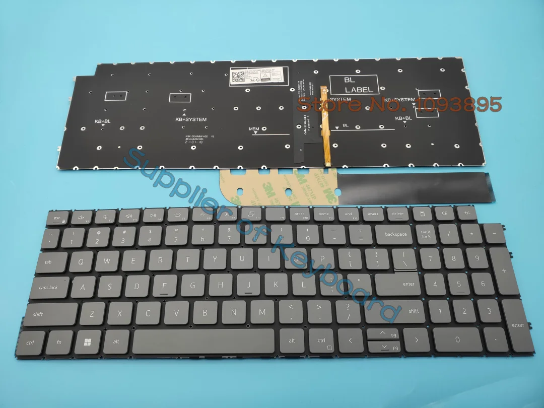 Nuovo Per Dell Inspiron 15 3511 3515 15 5510 5515 7510 16 Plus 7610 15.6 "Tastiera Inglese Per Laptop Retroilluminata