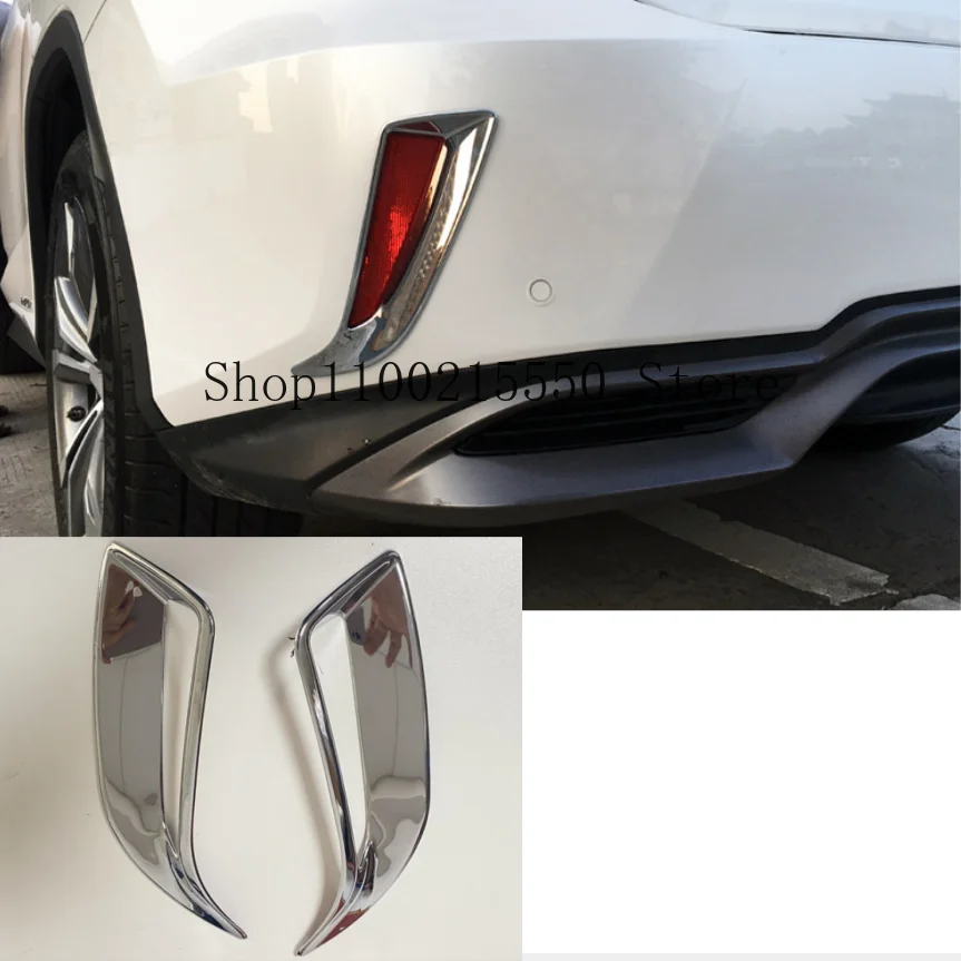 

2 шт. для Lexus RX 300 200T RX450h 2016-2022 ABS хромированный задний противотуманный фонарь, Формовочная крышка, отделка, аксессуары для автостайлинга