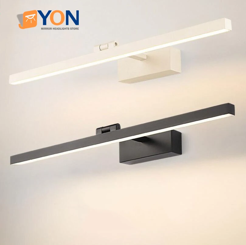 

Modern Led Bathroom Vanity Lamp 9W/12W/16W/20W Black and White Nordic Bathroom Mirror Cabinet Lamp Dressing Table Lamp AC85-265V