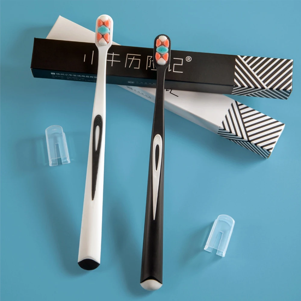 Tooth Brush Oral Hygiene Care Ultra-fine Soft Hair Eco Friendly Portable Travel Fiber Nano with Box Y-kelin,tooth brush