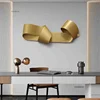 Creative Irregular Hanging Decorations Light Luxury Living Room Wall Decorations Modern Iron Corridor Room Decoration Home WW 4