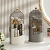 Makeup Brush Holder 360° Rotating Lipstick Eyebrow Pencil Holder Eye Shadow Storage Box Luxury Cosmetics Storage Box with Lid 1