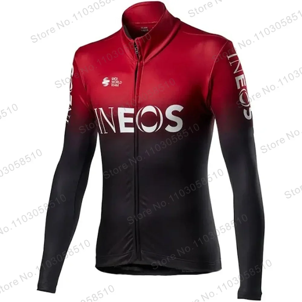 Men Cycling Jerseys White Long Sleeves Autumn Cycling Clothing MTB Pro Team Bike Shirts Bicycle Clothes Mallot Ciclismo Hombre
