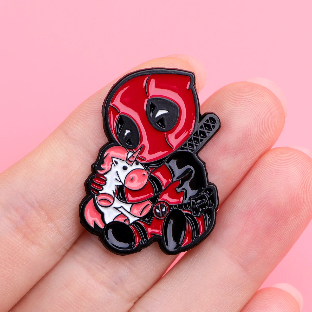 Cartoon Movie Hero Metal Brooch – Stylish Lapel Pin for Bags, Collars, and Clothes