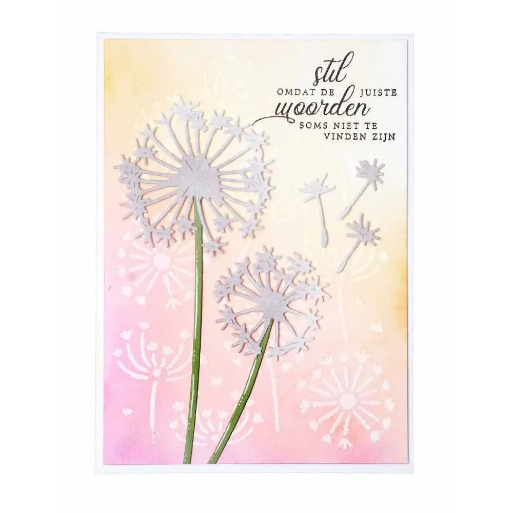 섀도우박스 스프링 에센셜 스텐실 및 다이즈 신상품 2026 스크랩북 다이어리 데코레이션 스텐실 엠보싱 템플릿 DIY 인사말 카드