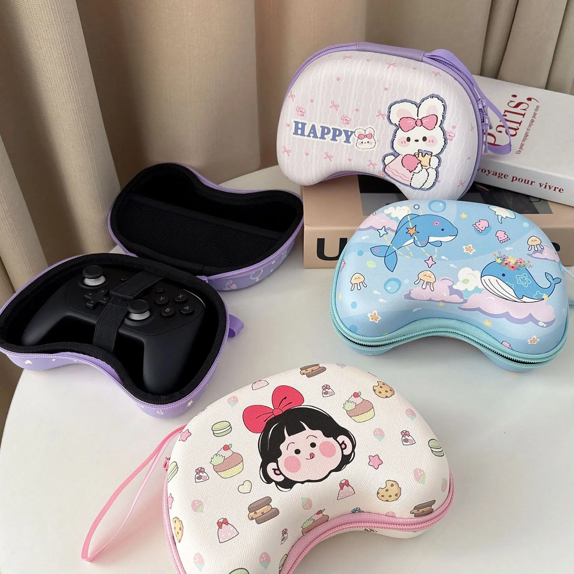 닌텐도 스위치 프로 게임 컨트롤러용 오리지널 보관 가방. 프로2 안티드롭 하드백. PS4/5 보관 가방.
