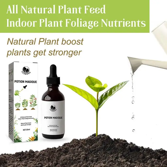 Növényi Lombműtét 30 Ml Beltéri Táplálkozás Műtrágya Élelmiszer Folyékony Növekedés Tápanyag - Image 5