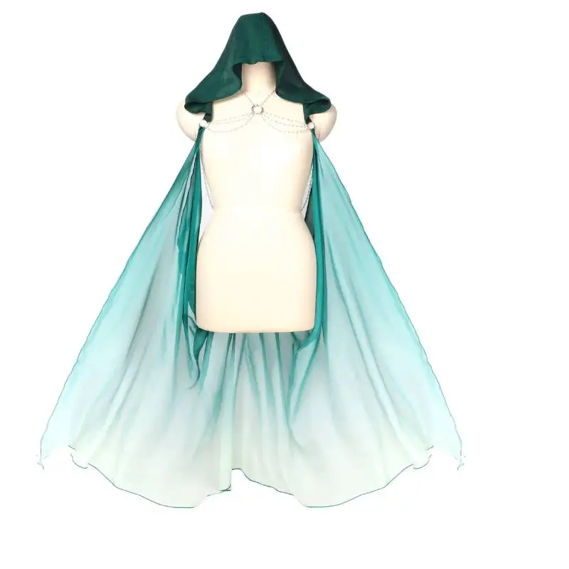 UniqKaliber Middeleeuwse elfenmantel voor vrouwen, volledige lengte, feeëncape, off-shoulder capelet, renaissance, cosplay kostuum UniqKaliber Middeleeuwse elfenmantel voor vrouwen, volledige lengte, feeëncape, off-shoulder capelet, renaissance, cosplay kostuum