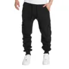 Mens Sweatpants Straight Fit Joggers for Sports and Streetwear Loose Oversized Drawstring Long Pants Men Multi-pocket Pants 4