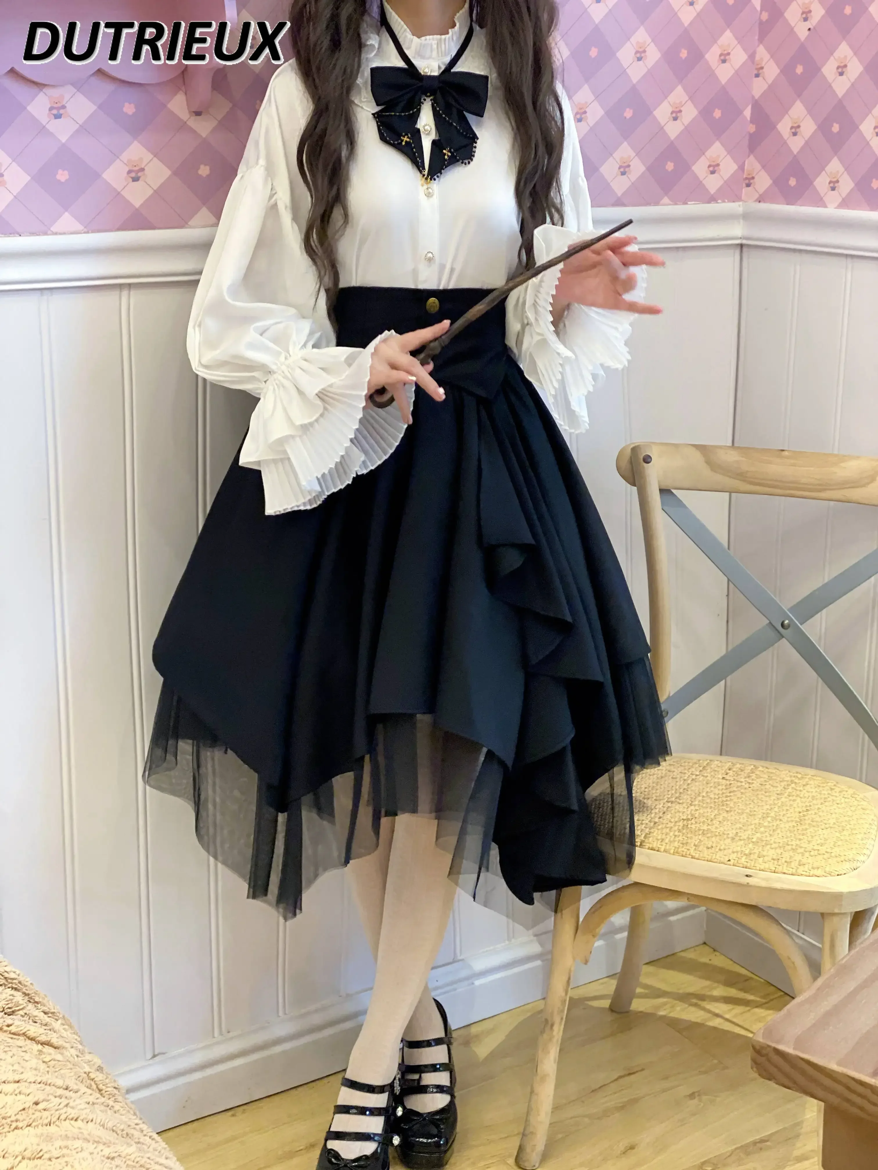 DimMoire ディムモアール Gothic セーラー シャツ ブラウス L DimMoire ディムモアール Gothic セーラー シャツ ブラウス L