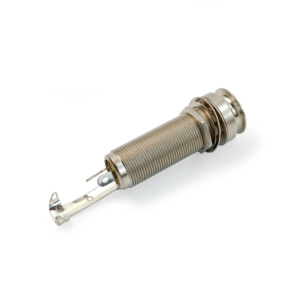 Gitarrenanschluss Stereo 1/4 Zoll Ausgangsbuchsen Zubehör Geräuschdämpfender Messing-Ausgangsanschluss 6,35mm Stereo-Gitarrenanschluss – Detail 5