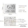 LCD Digital Wall Clock Large Screen Display Multi-Function Magnetic Design Thermometer Humidity Monitor Home and Decoration Led 2