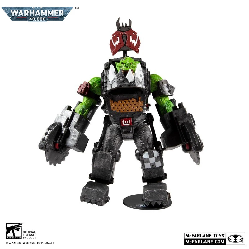 

Original McFarlane Toys Warhammer 40k 7-inch Ork Meganob with Buzzsaw Action Figure Decoration Collectible Toy Birthday Gift