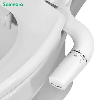 SAMODRA Mano destra/sinistra Toitet Bidet Spruzzatore Non elettrico Doppio ugello Bidet Sedile WC Doccia igienica per accessori da bagno 1