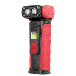 Enhanced Magnetic COB Work Light - Ultra - Bright Multi - Functional Outdoor Emergency Light with Pen Clip (A)