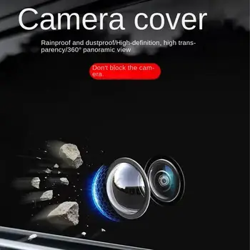 2 pezzi di copertura protettiva per fotocamera da auto, protezione per lenti anti-graffio, protezioni per lenti per fotocamera da auto, protezione impermeabile e antipolvere