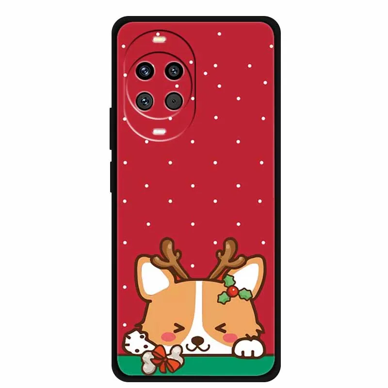 Festive Cartoon Christmas Soft TPU Phone Case - Fun & Durable Bumper Cover