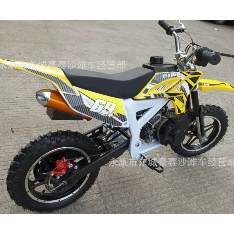 49cc Hand-pull Starter Engine 25 To 1 Gasoline Fuel Off-road Mountain Shock Absorber Small Gas Scooters