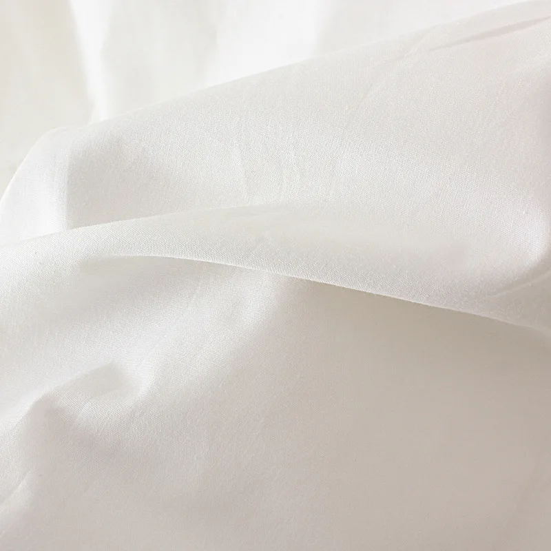 Women's Stand Collar Cotton Tops, Loose Long Sleeve, Hem Embroidery Blouses, Curve Clothes, Plus Size, 4XL, Spring