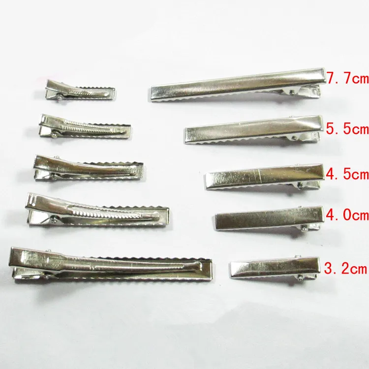 Metal crocodile clips cable lead testing metal alligator clips clamps hair hairpins 35mm-75mm 50pcs/lot