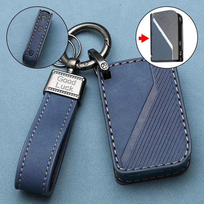 Key Case Cover Key Case Car Key Shell Remote Control Case Cover Car Smart Remote Key Cover Case Protector Holder Shell For Lynk & Co 03Plus 03 02 Hatchback 01 05 06 Auto Accessories