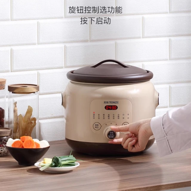 Cuisine intelligente Kitchen crock pot Smart sous vide cooker Ceramic  electric slow cooker 3L Automatic Stew pot Home appliances - AliExpress