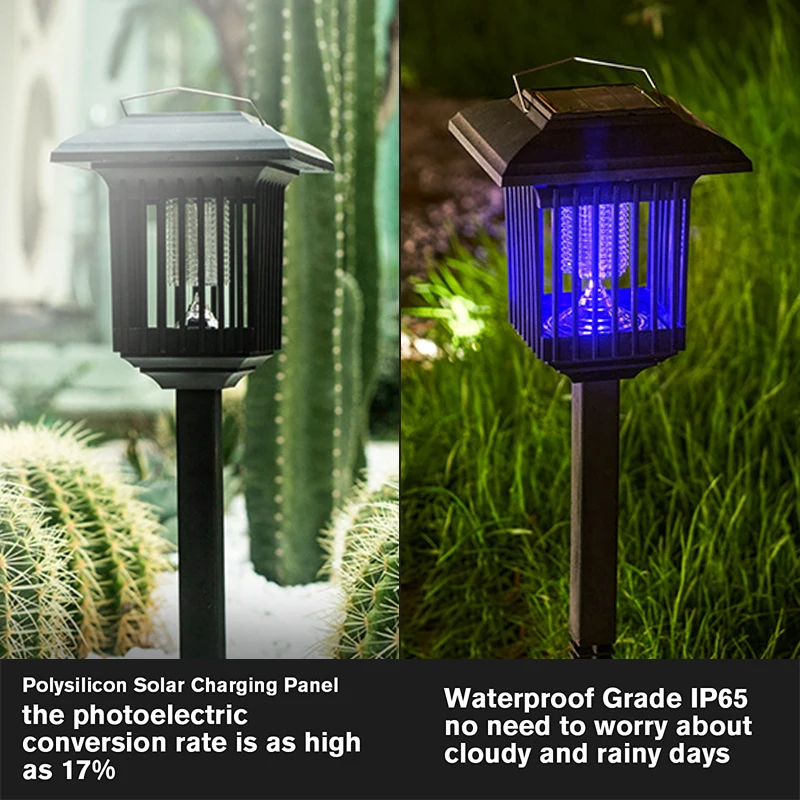 Oudoor Solar Powered Mosquito Killer Lamp Portable Radiationless Mosquito Repellent Mute Insect Trap Mosquitoe Eliminator mosquito killer lamp mosquito lamp insects repeller