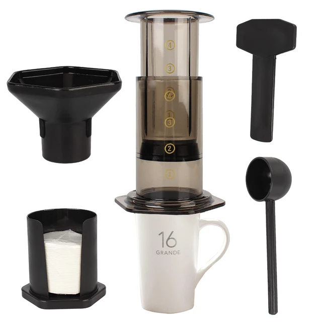 Coffee For Glass Aeropress Cafecoffee New Maker Cafe Portable Espresso  Press Pot Filter French Machine - AliExpress