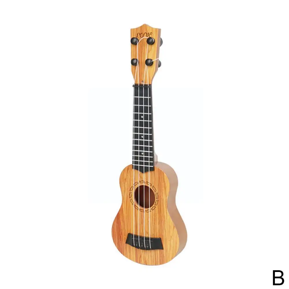 Children's Ukulele Soprano Beginner Ukulele Guitar Mahogany Wood Beginner 4 Peg Strings Delicate Neck Tuning Ukulel M9w2